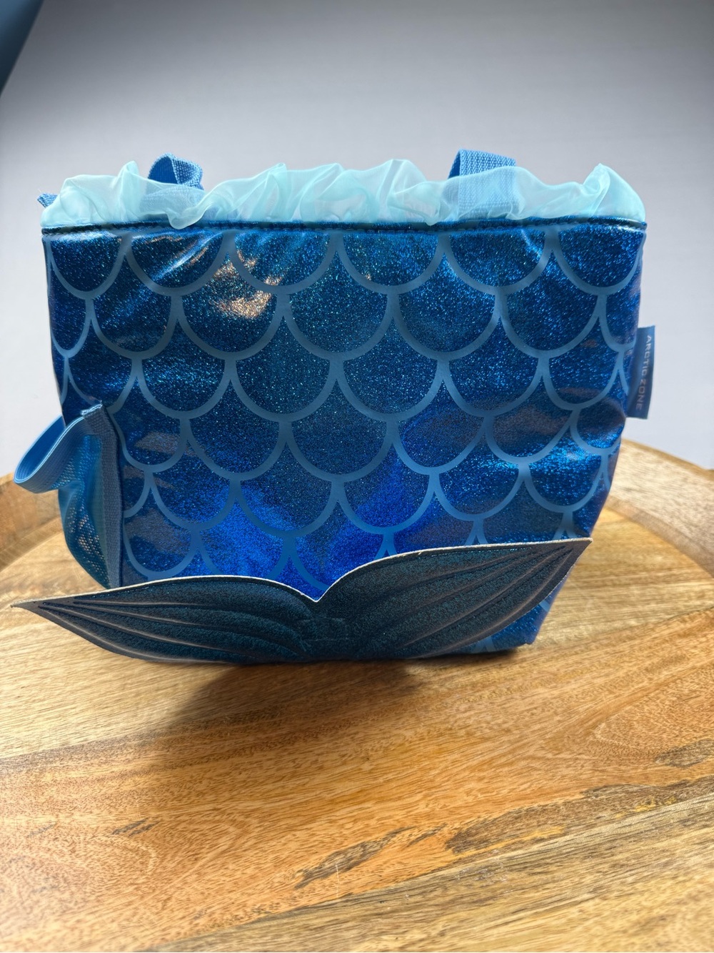 Arctic Zone Mermaid Tail Lunch Bag Glitter Blue Insulated Cooler Kids